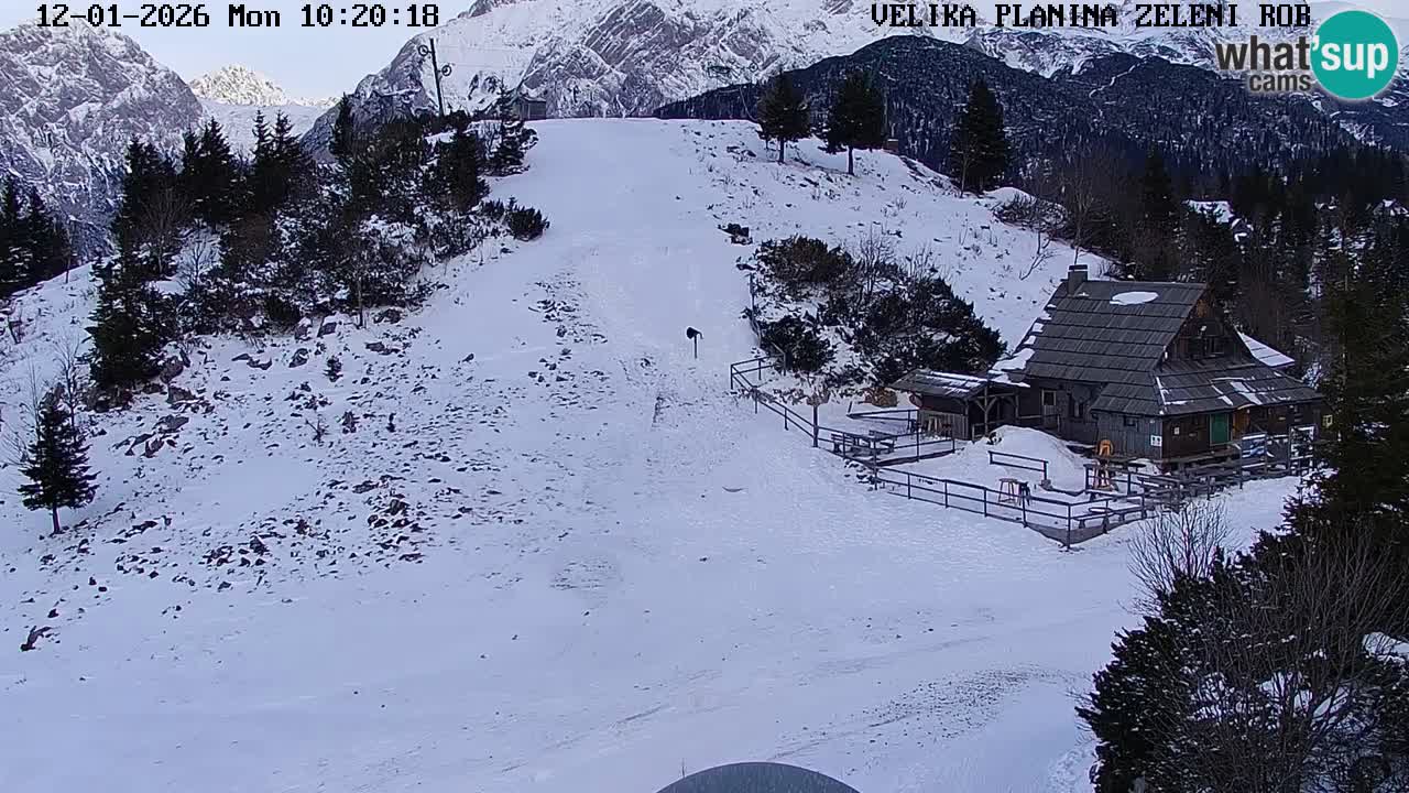 Zeleni Rob – Webcam live | Velika Planina