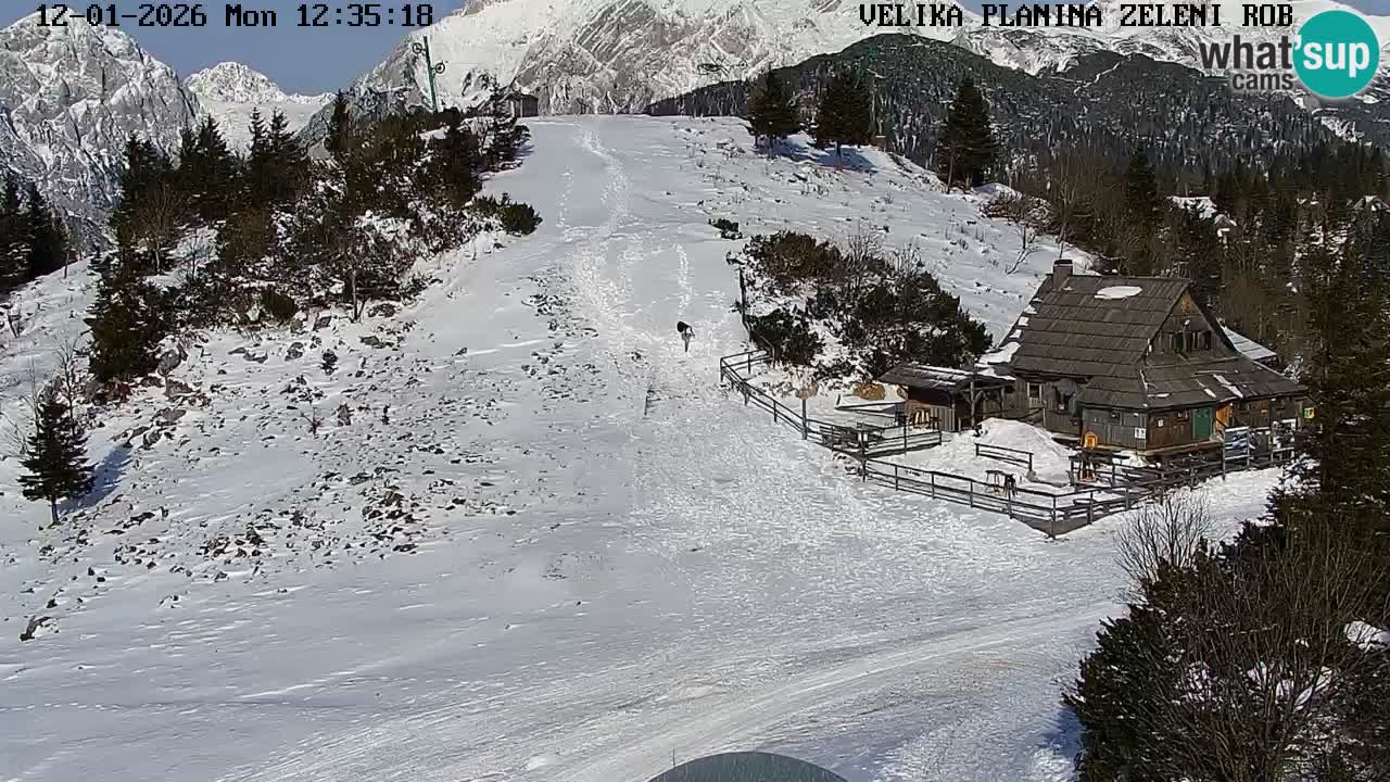 Zeleni Rob | Webcam live Velika Planina