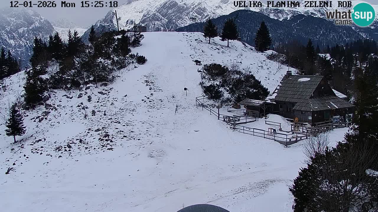 Zeleni Rob – Webcam live | Velika Planina