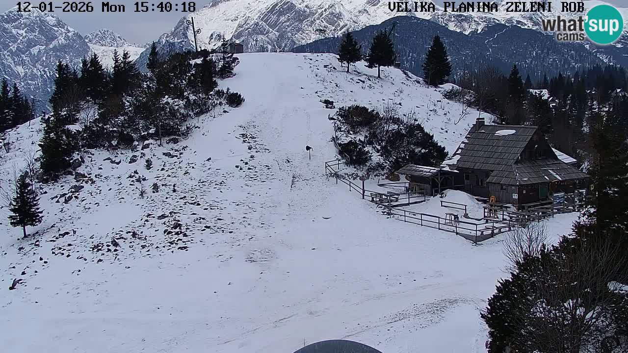 Zeleni Rob – Webcam live | Velika Planina