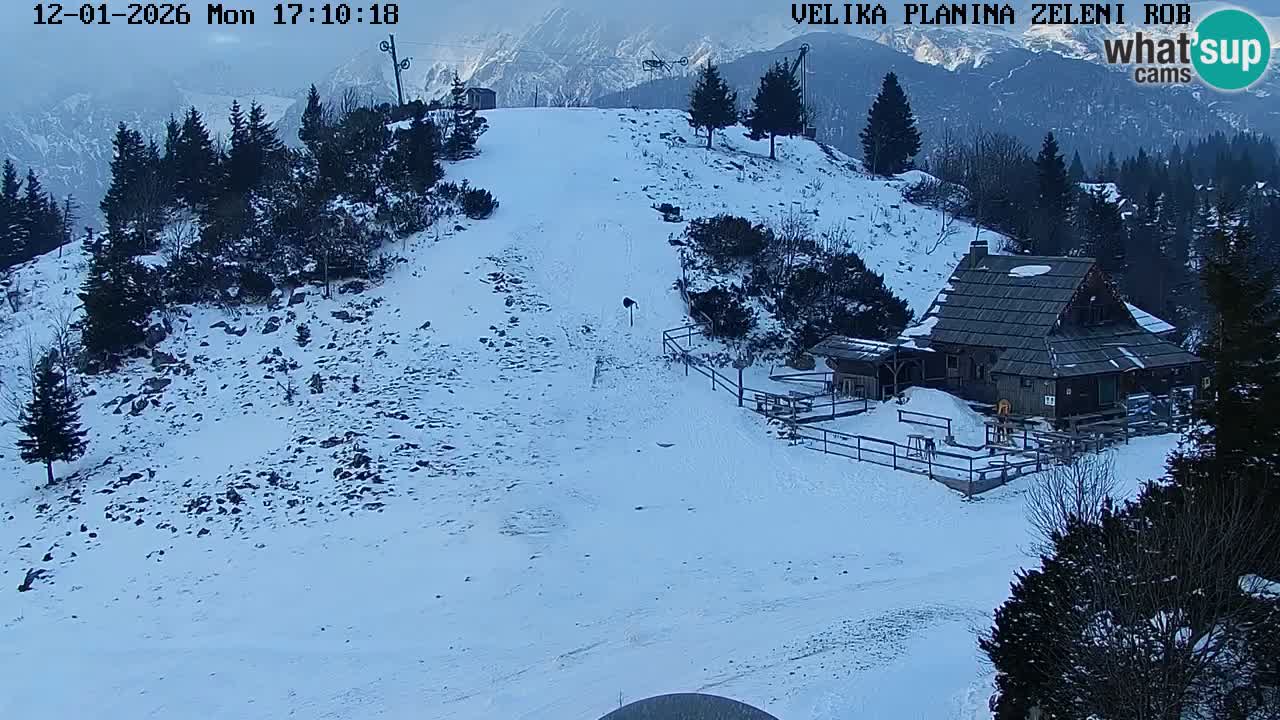 Zeleni Rob | Webcam live Velika Planina