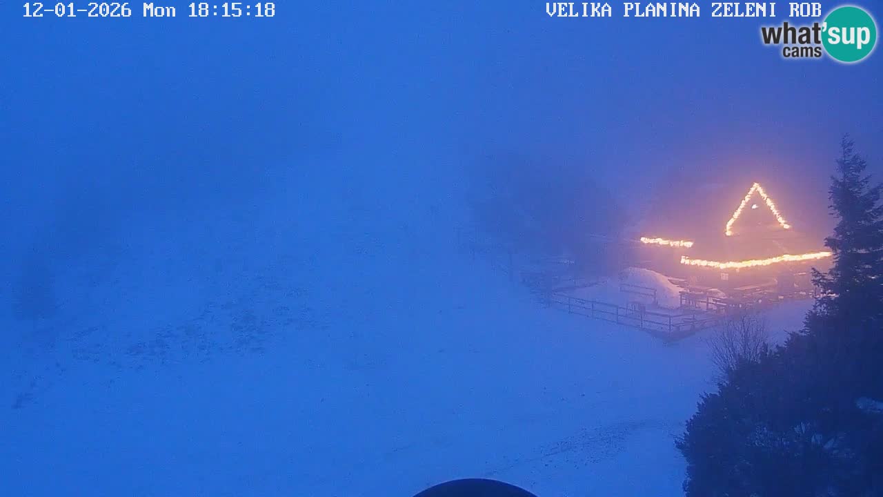 Zeleni Rob | Webcam live Velika Planina