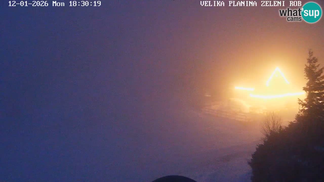 Zeleni Rob – Webcam live | Velika Planina