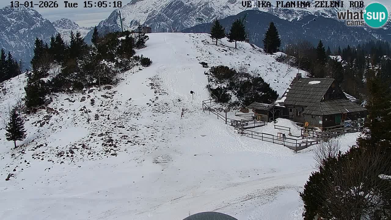 Zeleni Rob | Webcam live Velika Planina