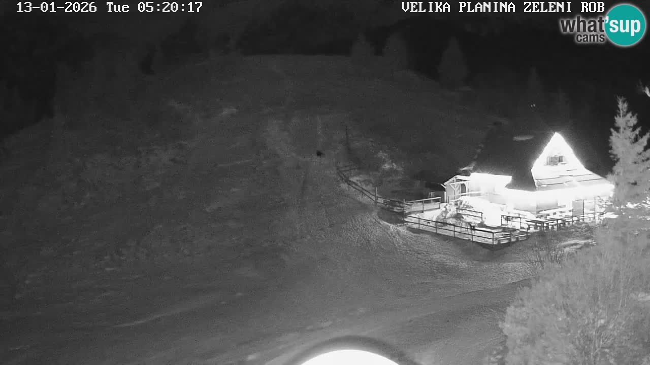 Zeleni Rob | Webcam live Velika Planina
