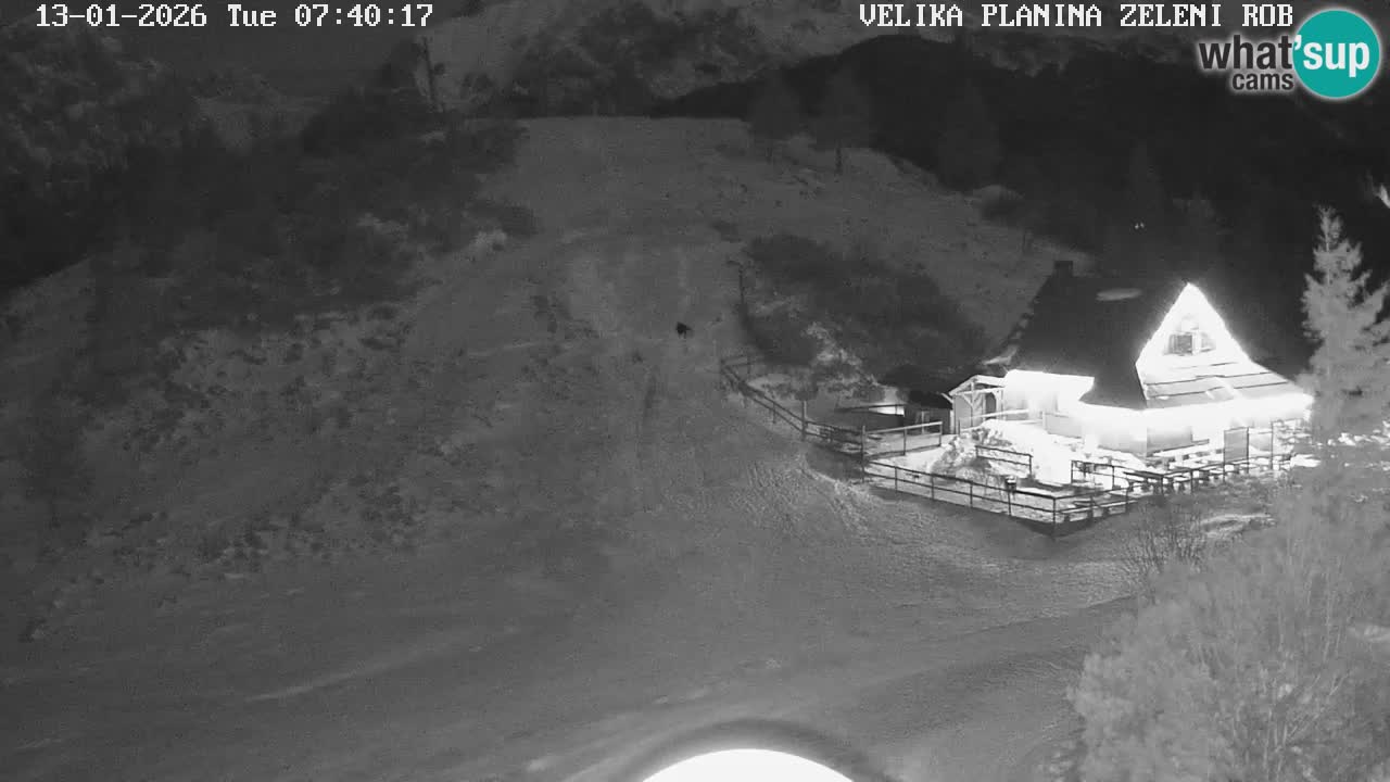 Zeleni Rob – Webcam live | Velika Planina