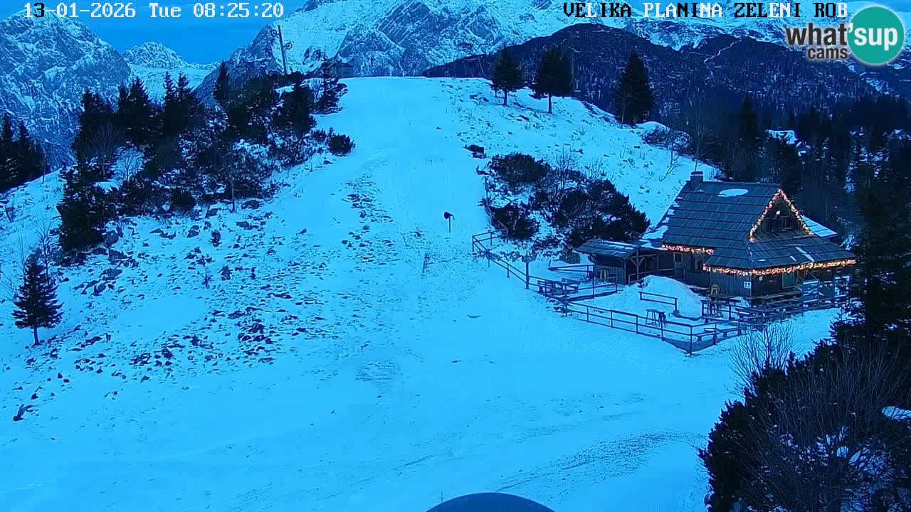 Zeleni Rob | Web kamera Velika Planina