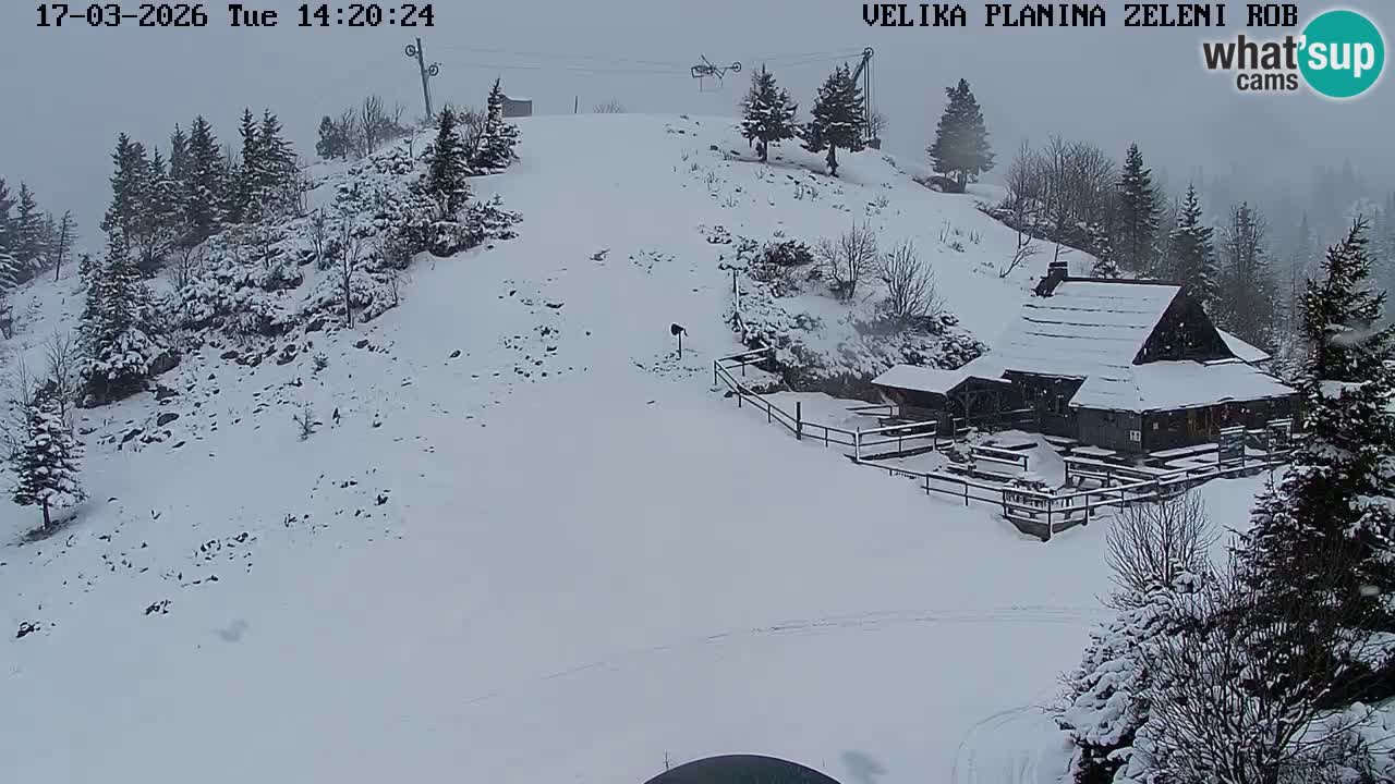 Zeleni Rob | Webcam live Velika Planina