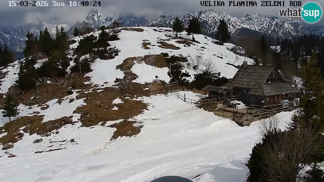 Zeleni Rob – Webcam live | Velika Planina