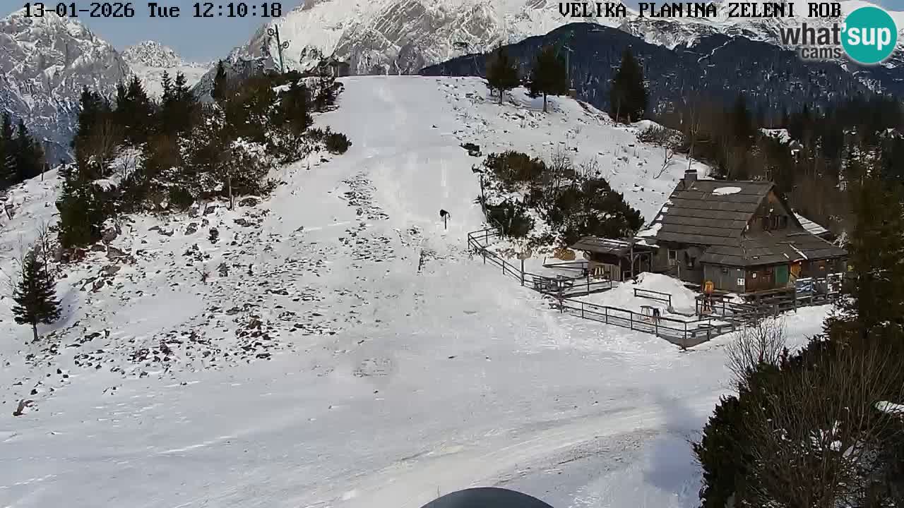 Zeleni Rob – Webcam live | Velika Planina