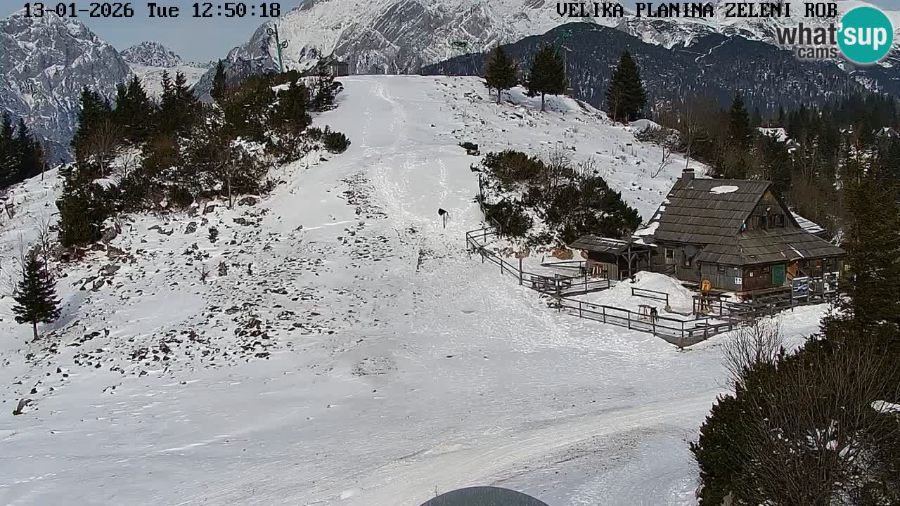 Zeleni Rob – Webcam live | Velika Planina