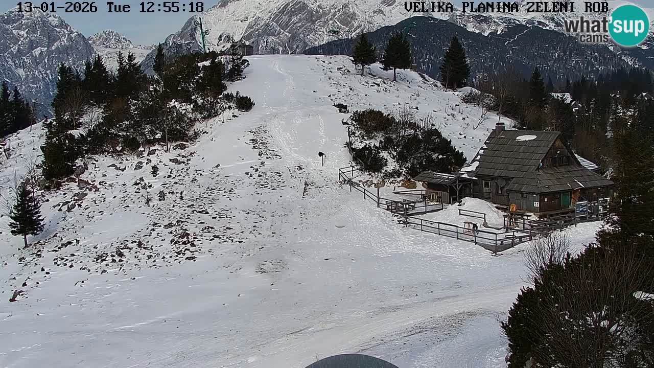 Zeleni Rob – Webcam live | Velika Planina