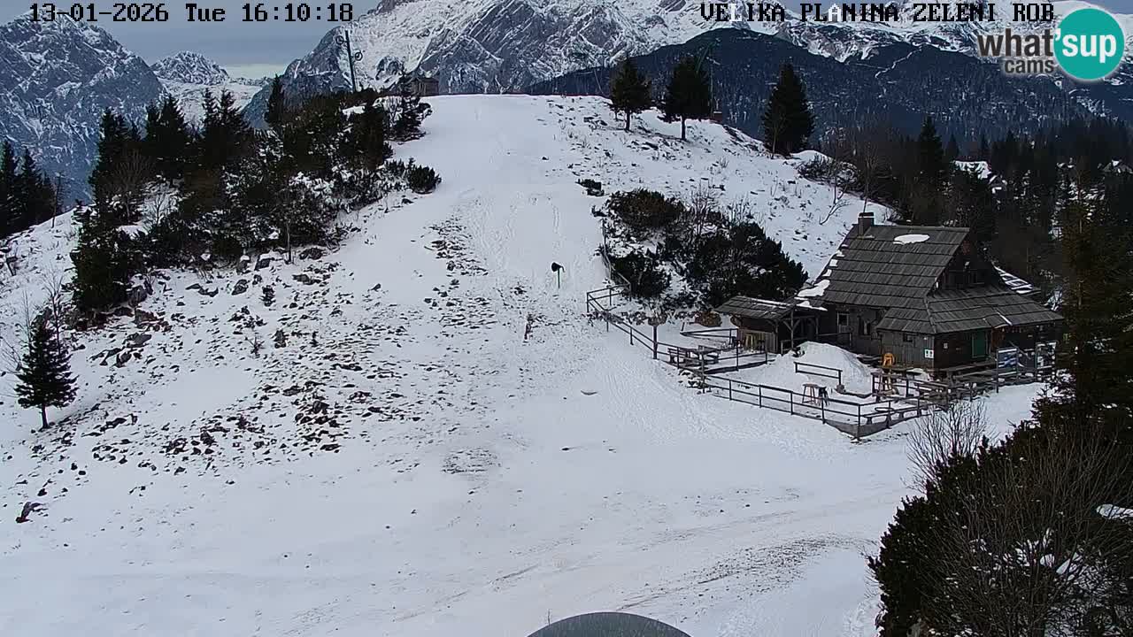 Zeleni Rob – Webcam live | Velika Planina
