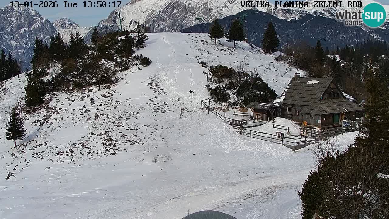 Zeleni Rob – Webcam live | Velika Planina