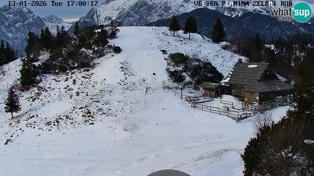 Zeleni Rob – Webcam live | Velika Planina