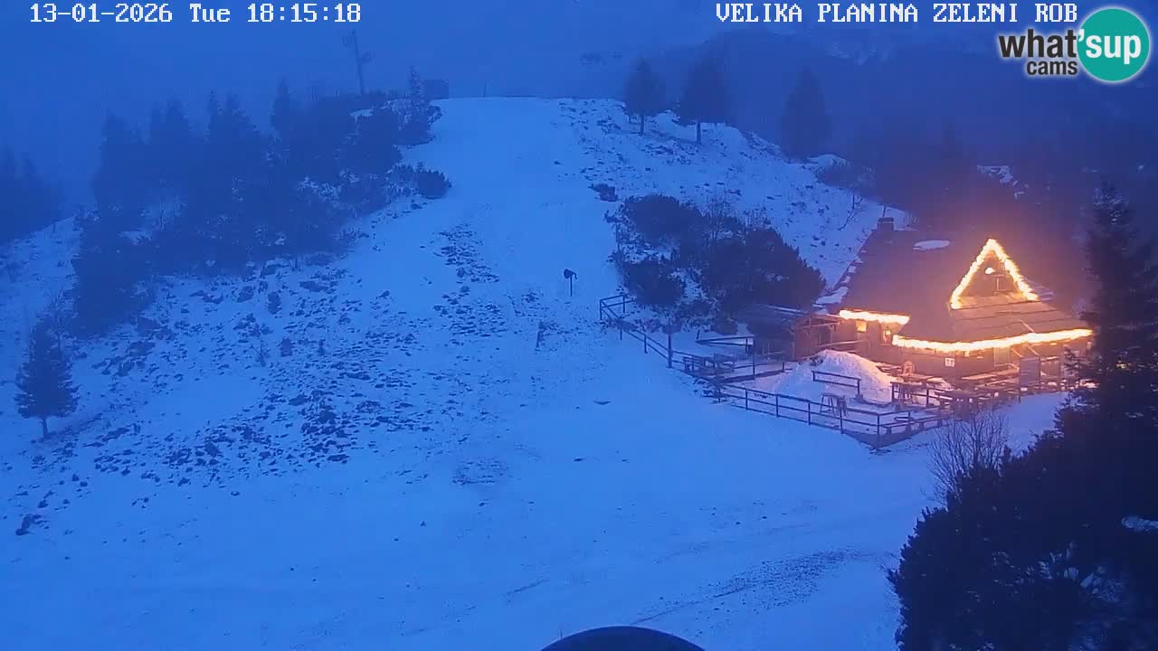 Zeleni Rob – Webcam live | Velika Planina
