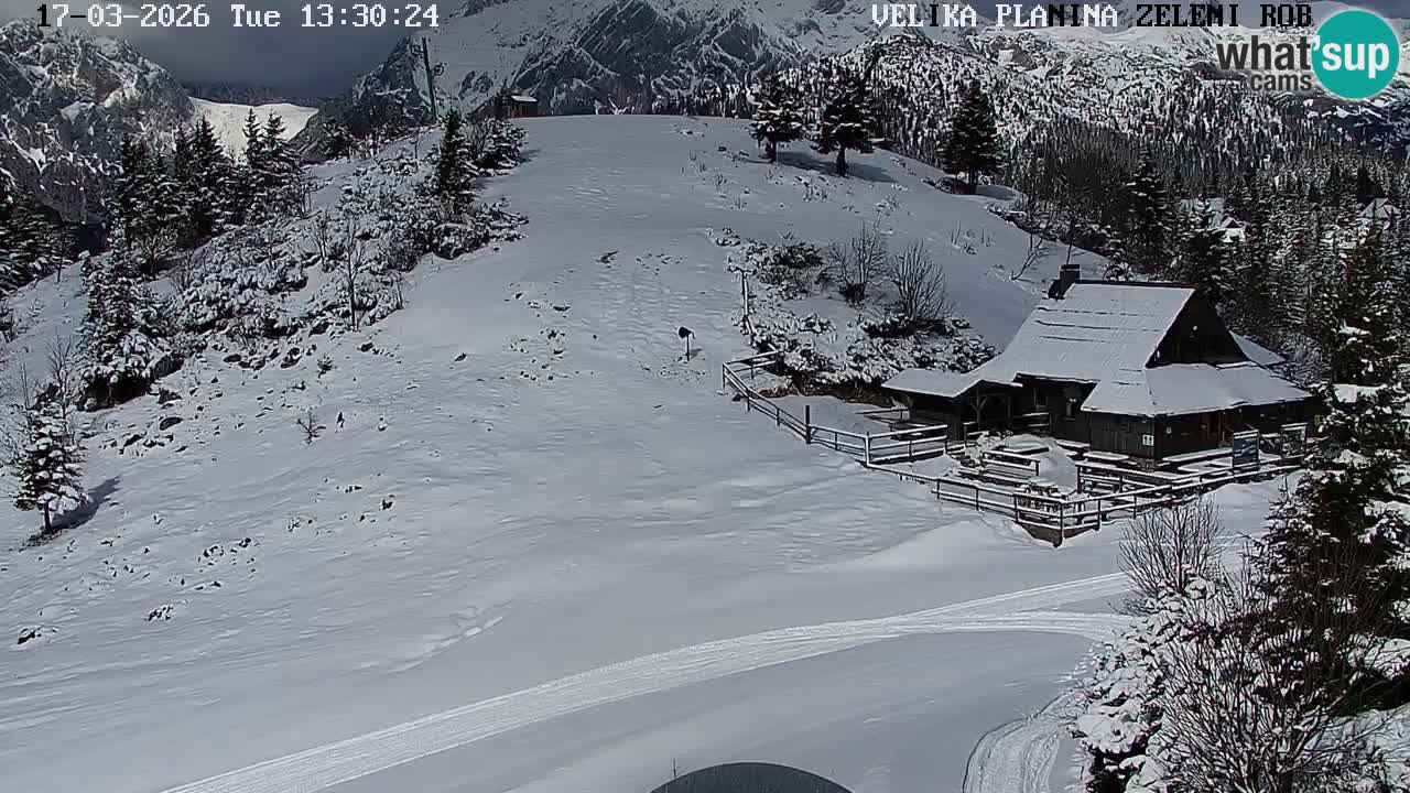 Zeleni Rob – Webcam live | Velika Planina
