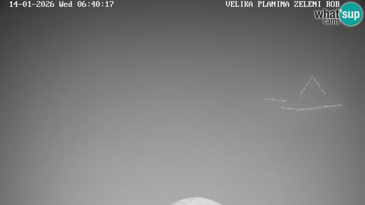 Zeleni Rob – kamera v živo | Velika Planina