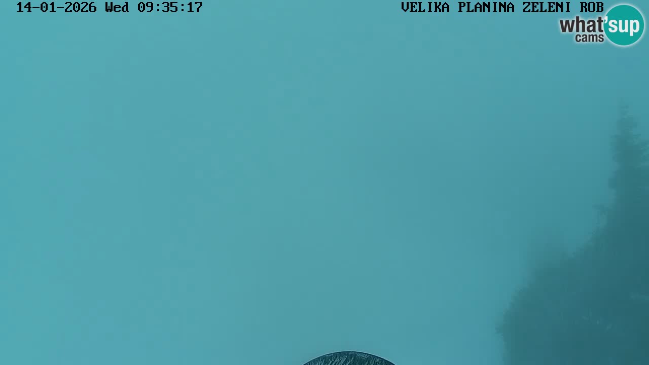 Zeleni Rob | Web kamera Velika Planina