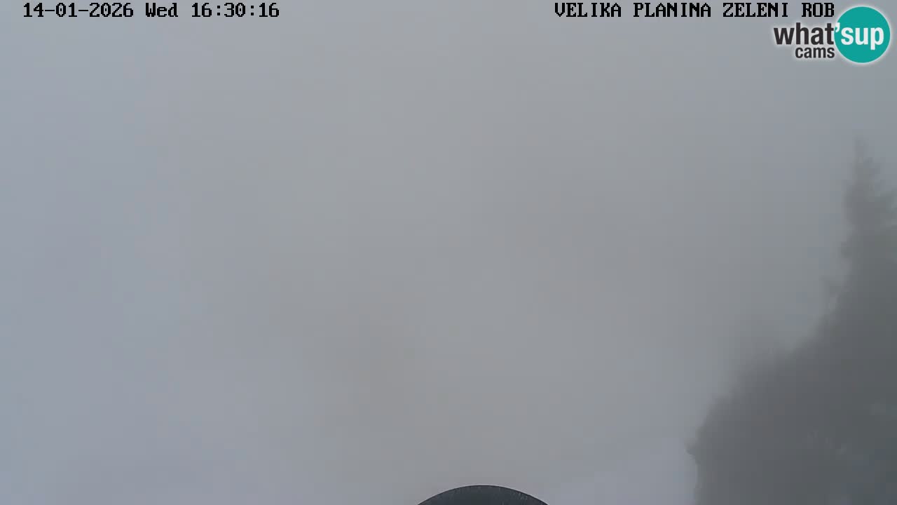 Zeleni Rob | Webcam en vivo Velika Planina