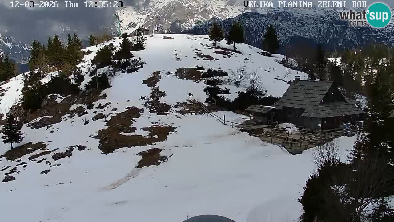 Zeleni Rob – Webcam live | Velika Planina