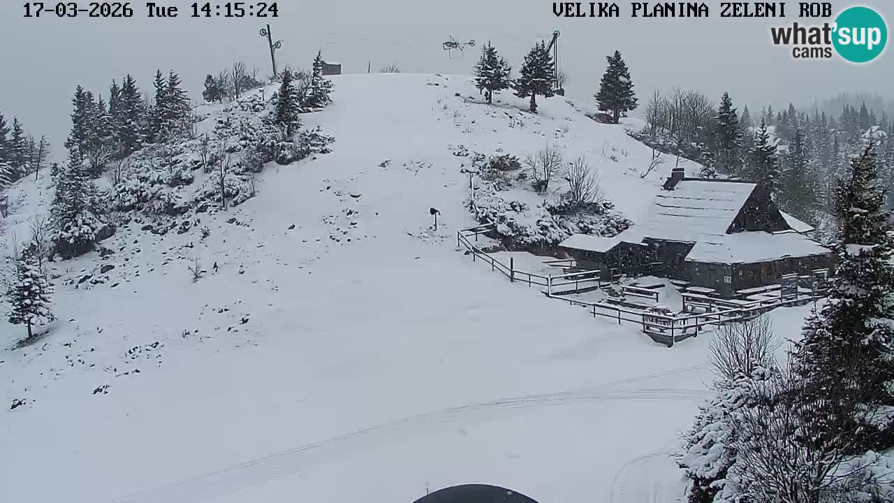 Zeleni Rob – Webcam live | Velika Planina