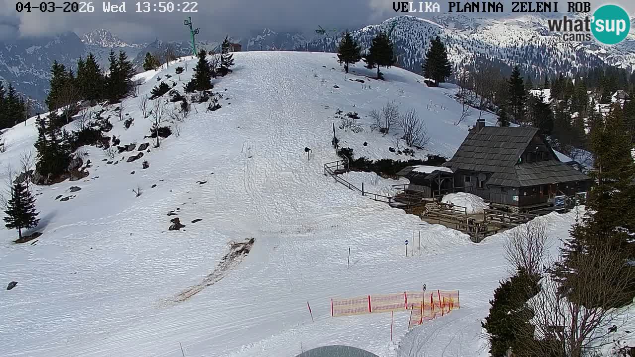Zeleni Rob – Webcam live | Velika Planina