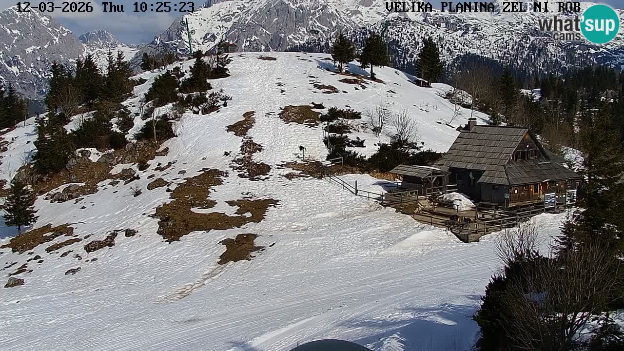 Zeleni Rob – Webcam live | Velika Planina