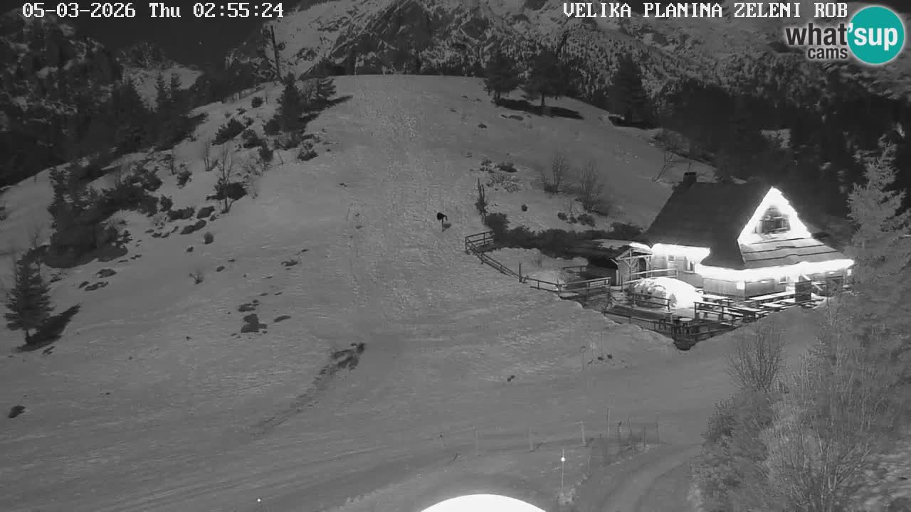 Zeleni Rob – Webcam live | Velika Planina
