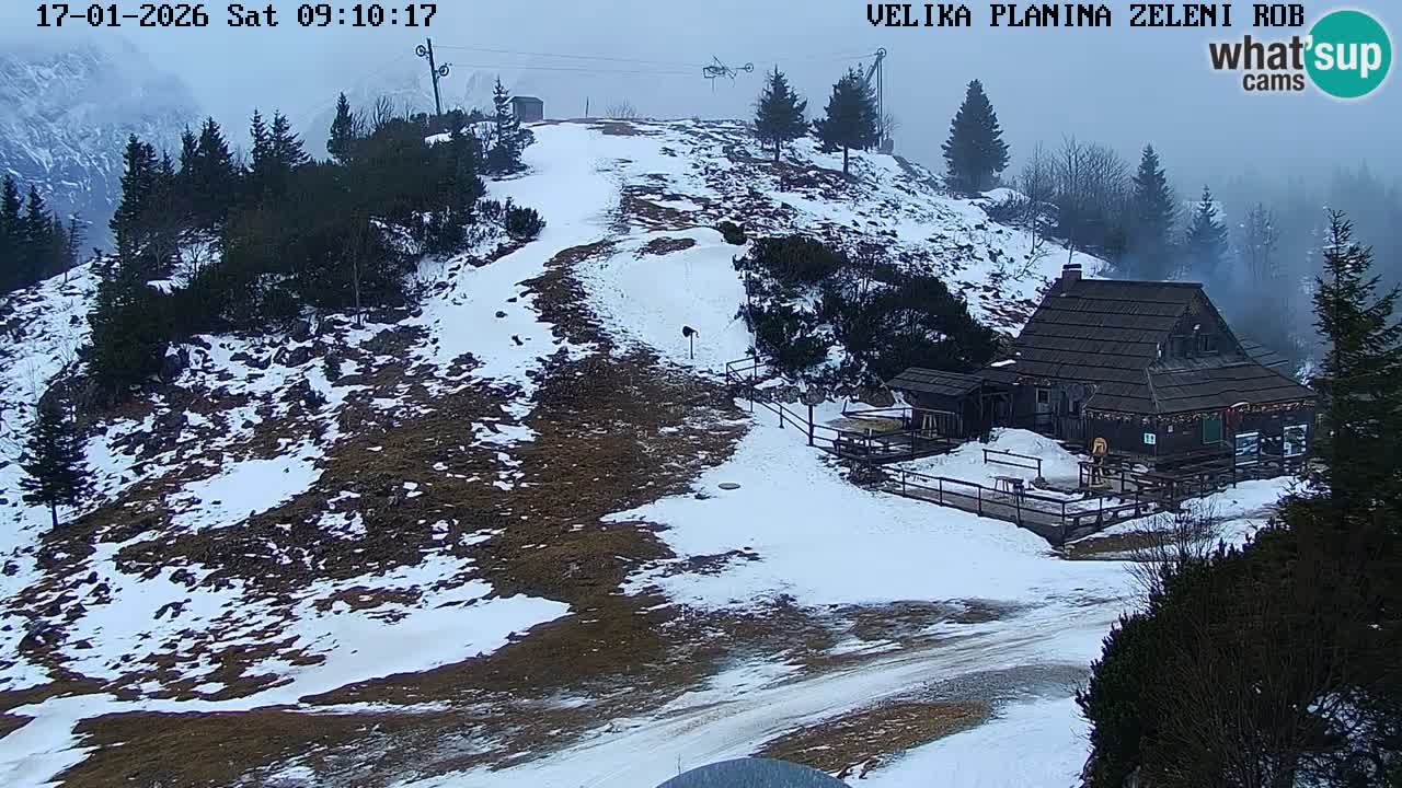 Zeleni Rob – Webcam live | Velika Planina