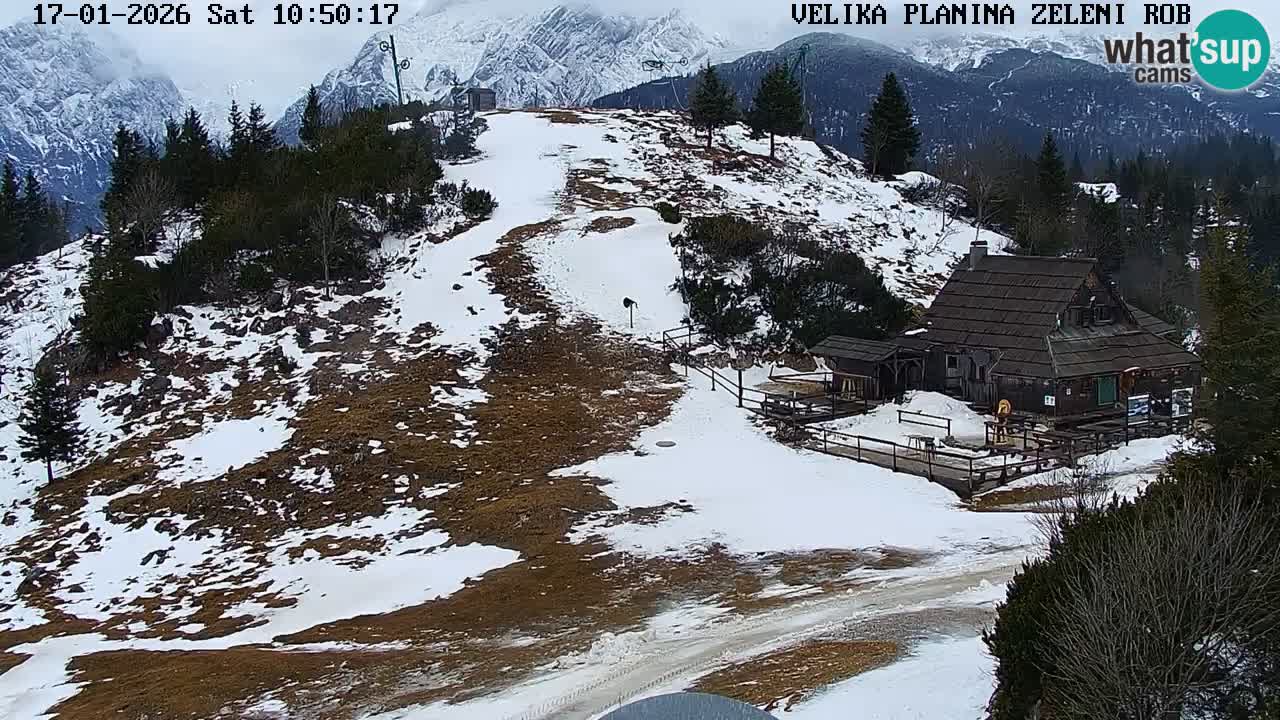 Zeleni Rob – Webcam live | Velika Planina