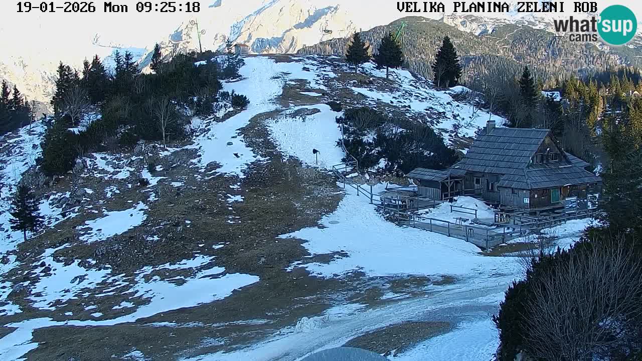 Zeleni Rob – Webcam live | Velika Planina