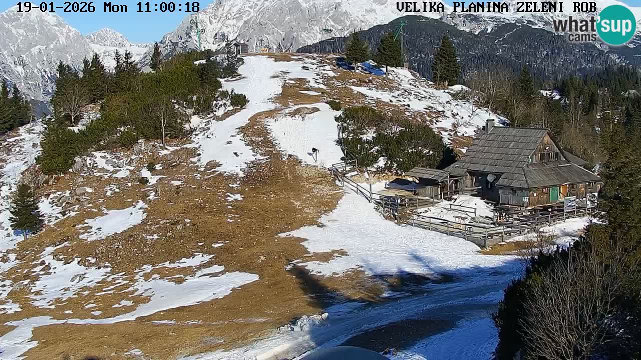 Zeleni Rob – Webcam live | Velika Planina