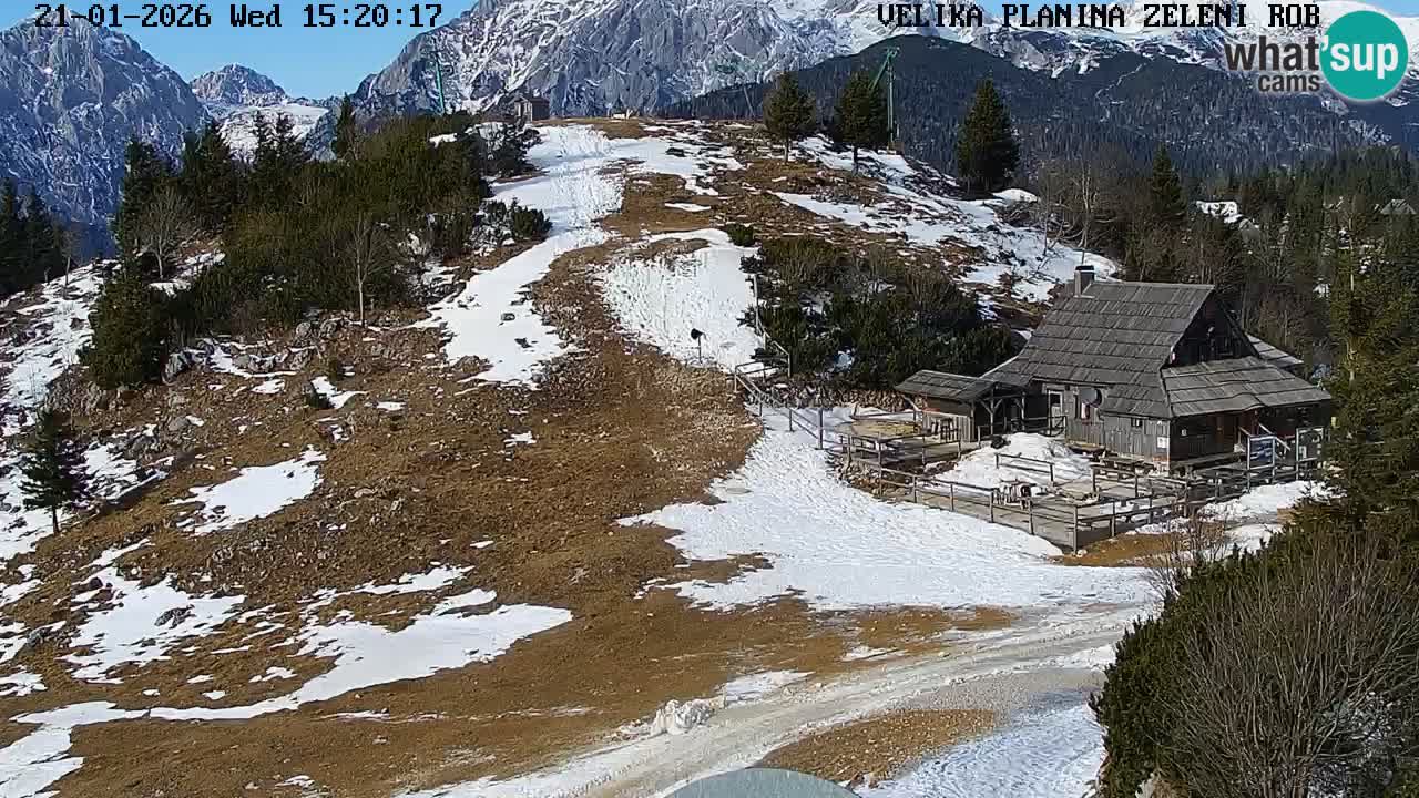 Zeleni Rob – Webcam live | Velika Planina