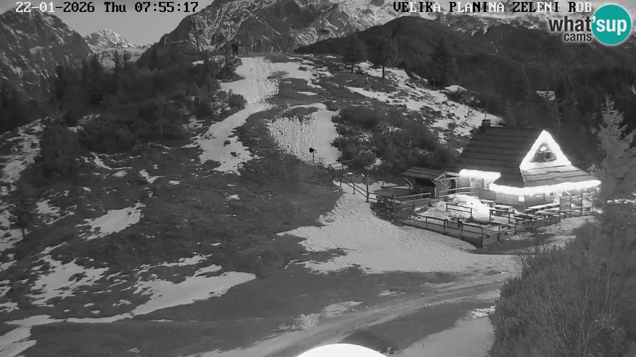 Zeleni Rob – Webcam live | Velika Planina