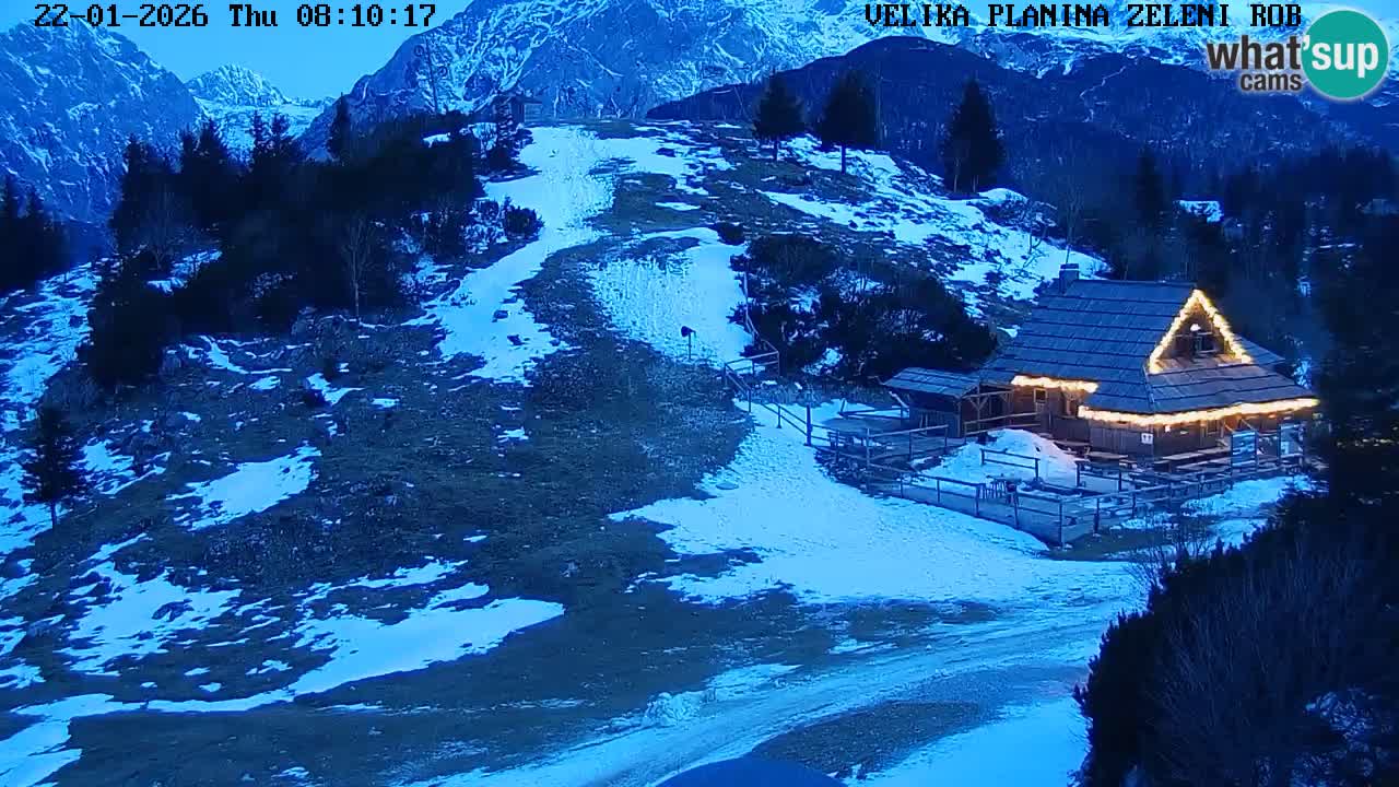 Zeleni Rob – Webcam live | Velika Planina