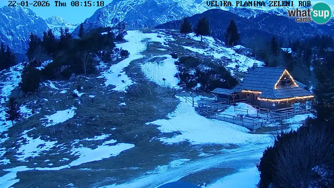 Zeleni Rob – Webcam live | Velika Planina
