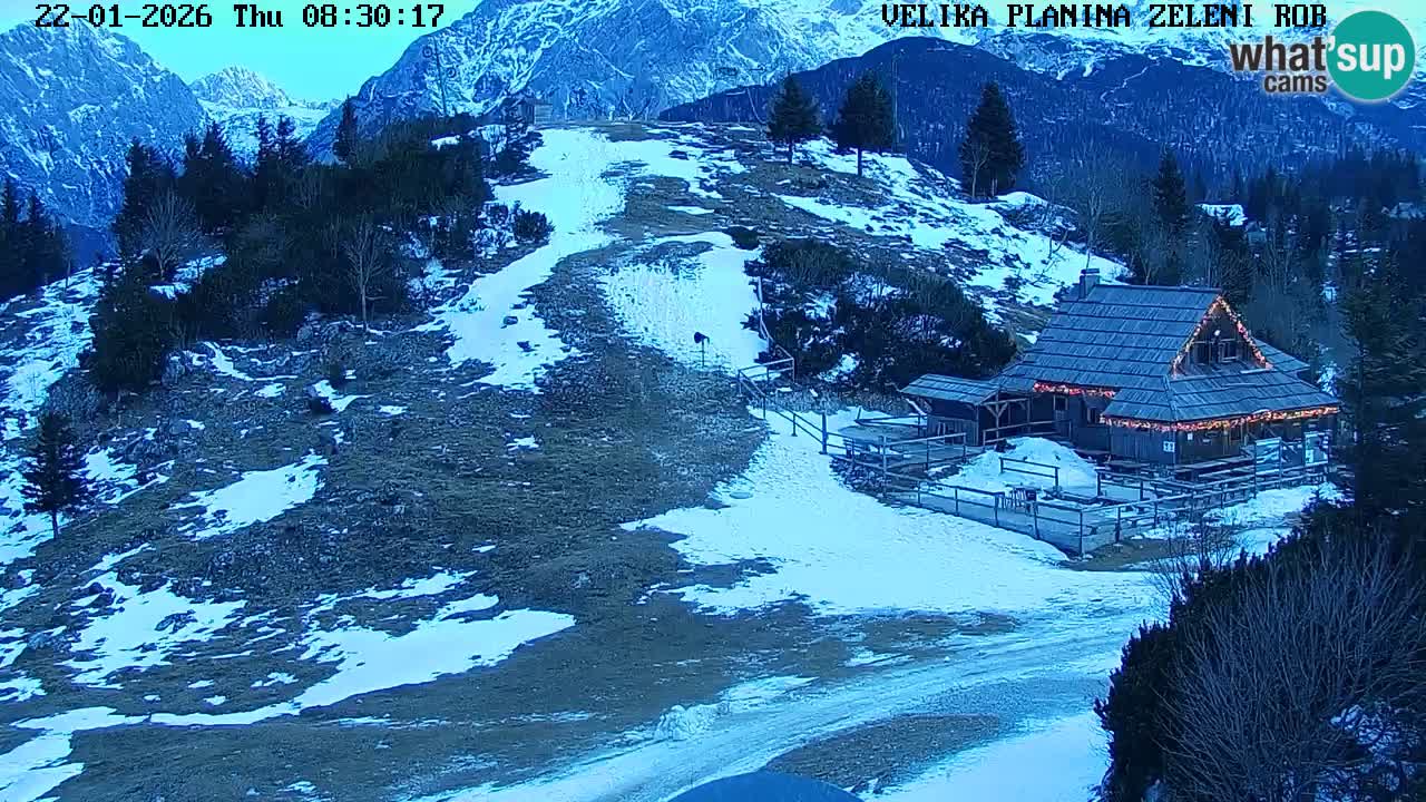 Zeleni Rob | Web kamera Velika Planina