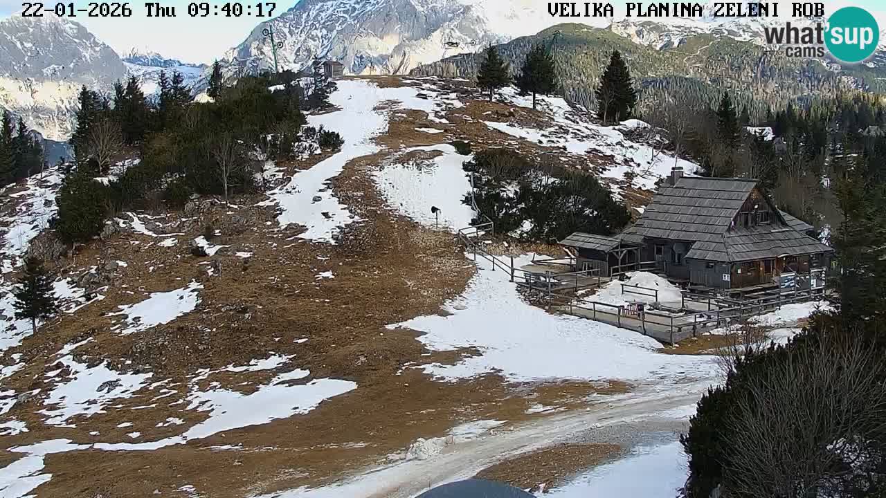Zeleni Rob – Webcam live | Velika Planina