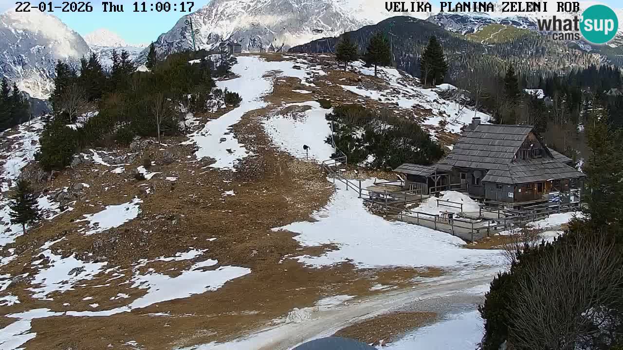 Zeleni Rob – Webcam live | Velika Planina
