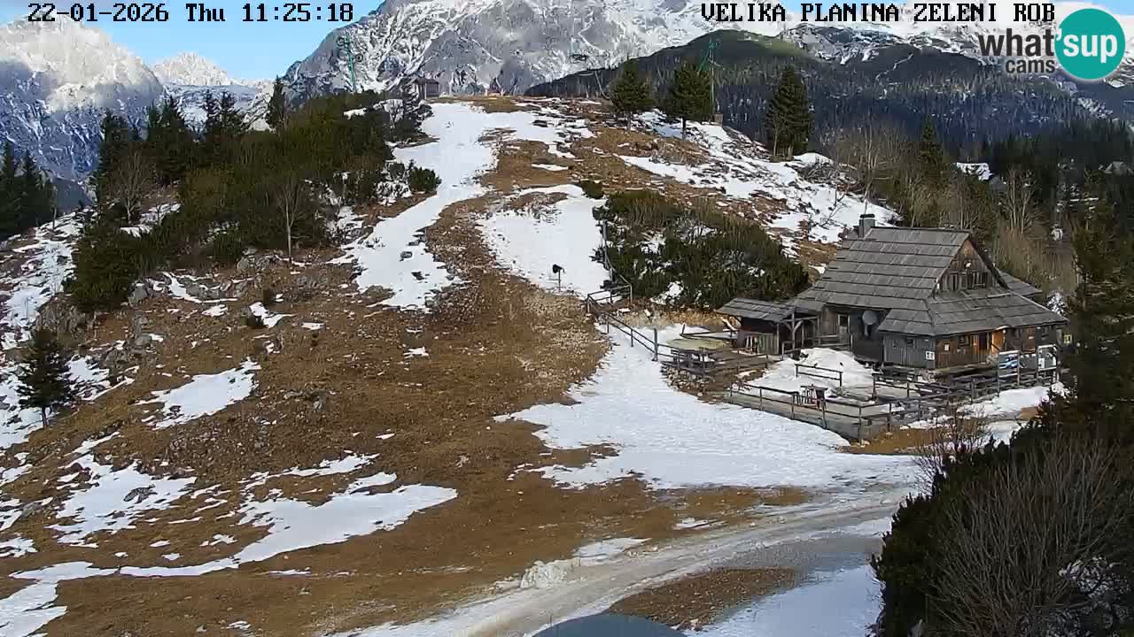 Zeleni Rob | Web kamera Velika Planina
