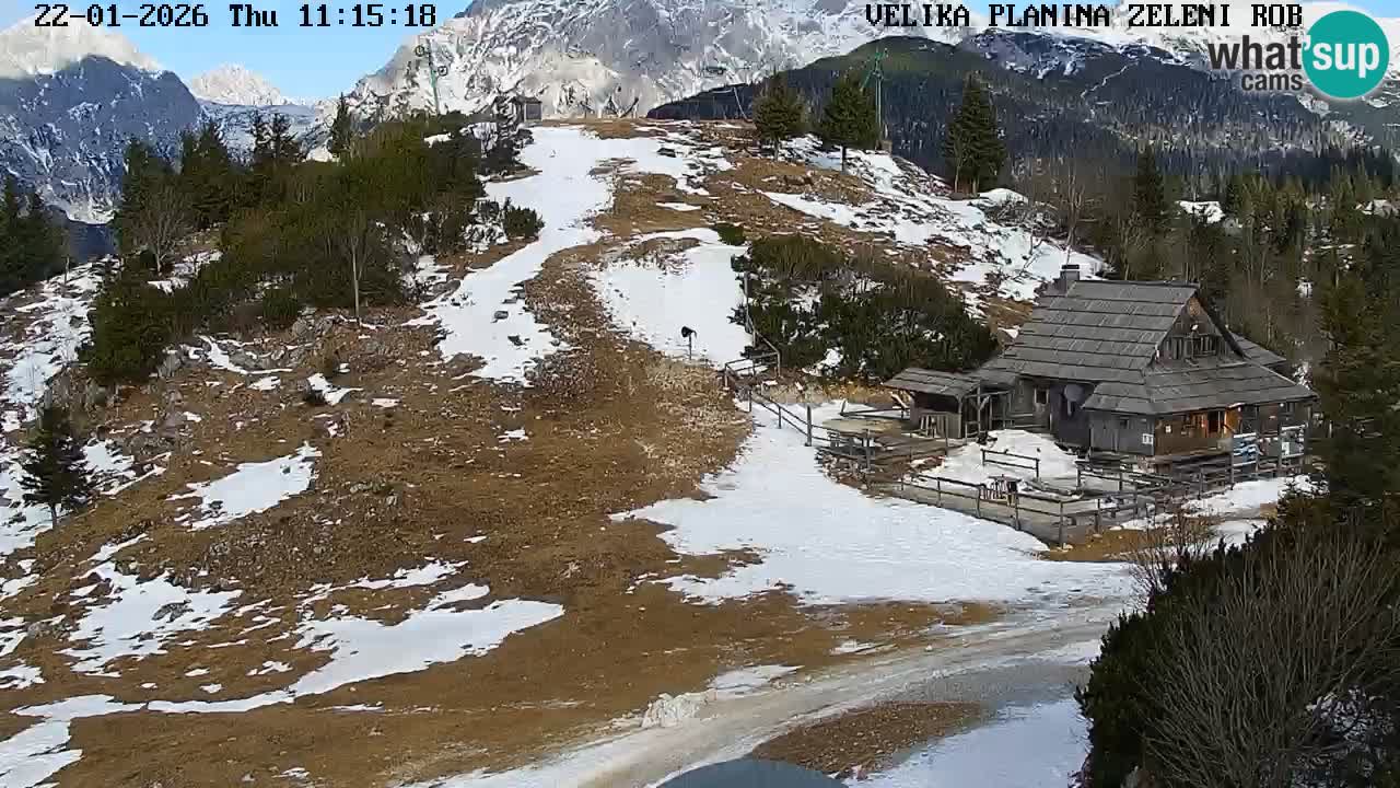 Zeleni Rob – Webcam live | Velika Planina