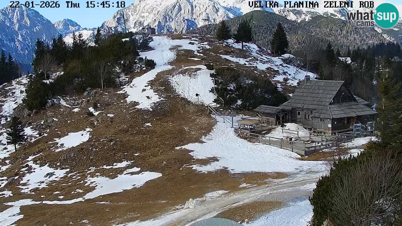 Zeleni Rob – Webcam live | Velika Planina