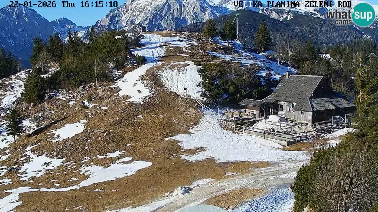Zeleni Rob – Webcam live | Velika Planina