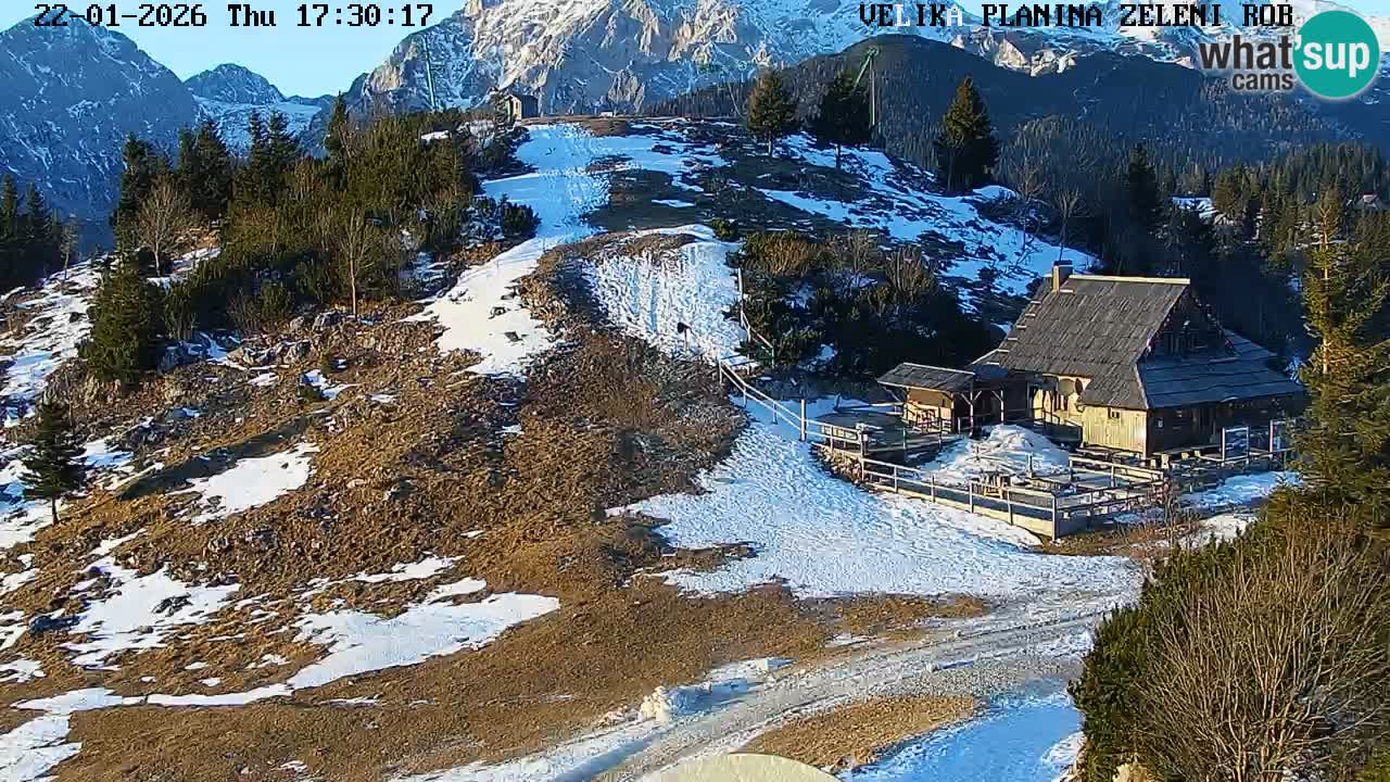 Zeleni Rob – Webcam live | Velika Planina