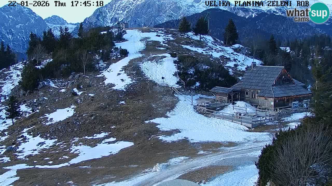 Zeleni Rob – Webcam live | Velika Planina