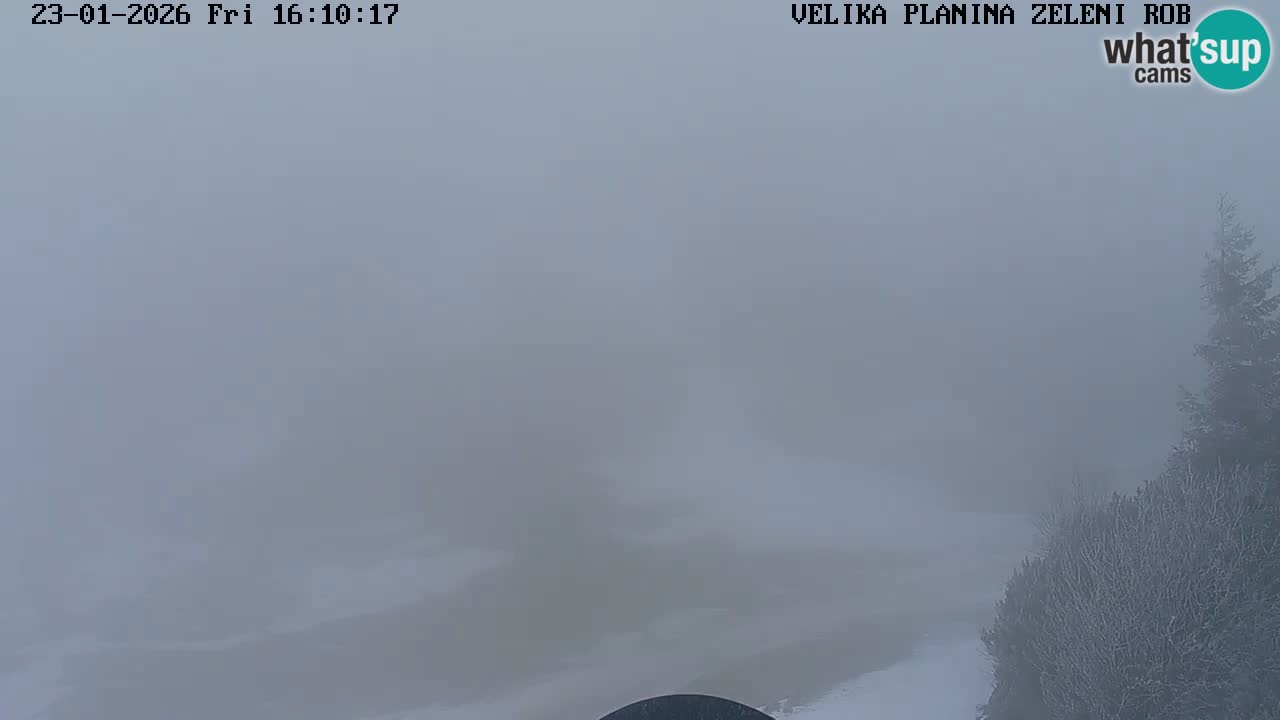 Zeleni Rob – kamera v živo | Velika Planina