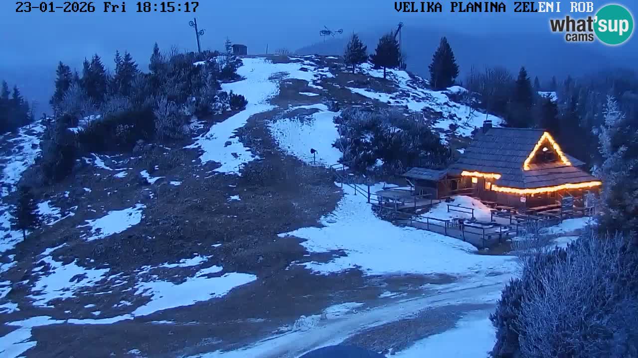 Zeleni Rob – Webcam live | Velika Planina