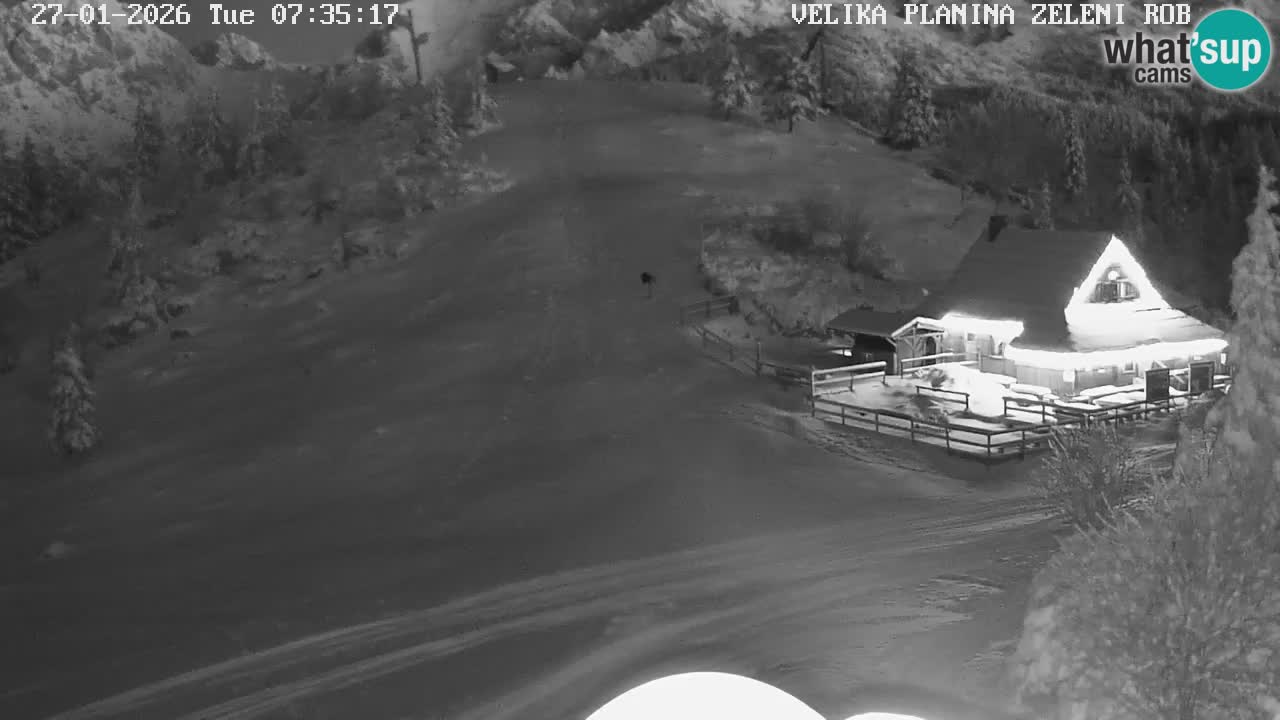 Zeleni Rob – Webcam live | Velika Planina