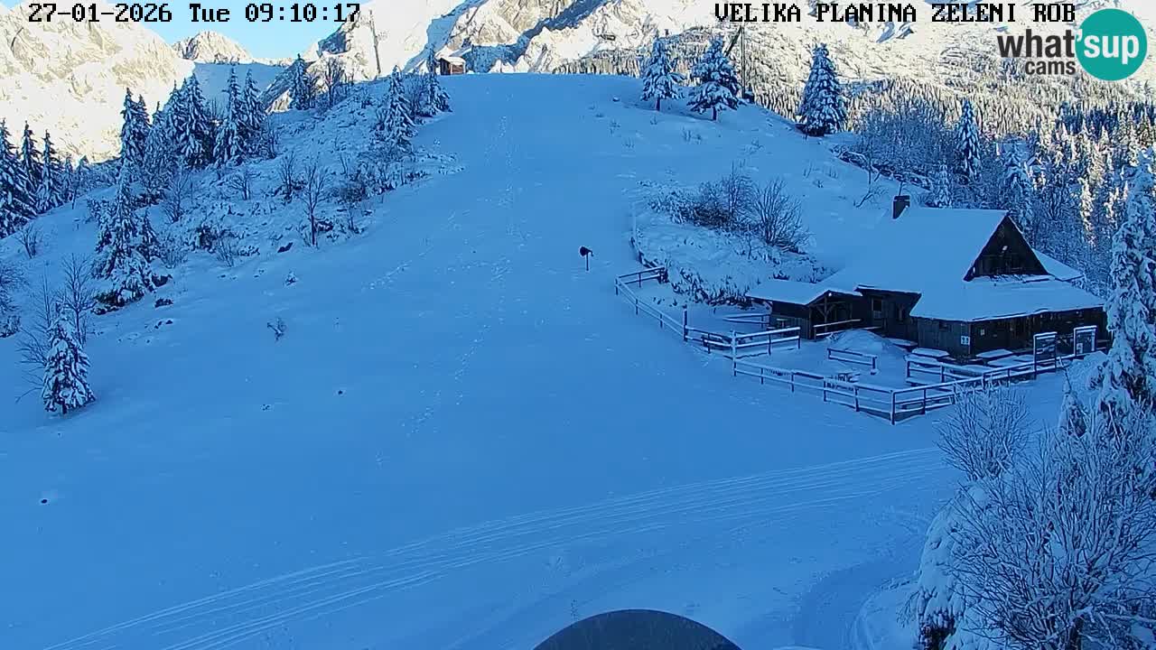 Zeleni Rob – Webcam live | Velika Planina